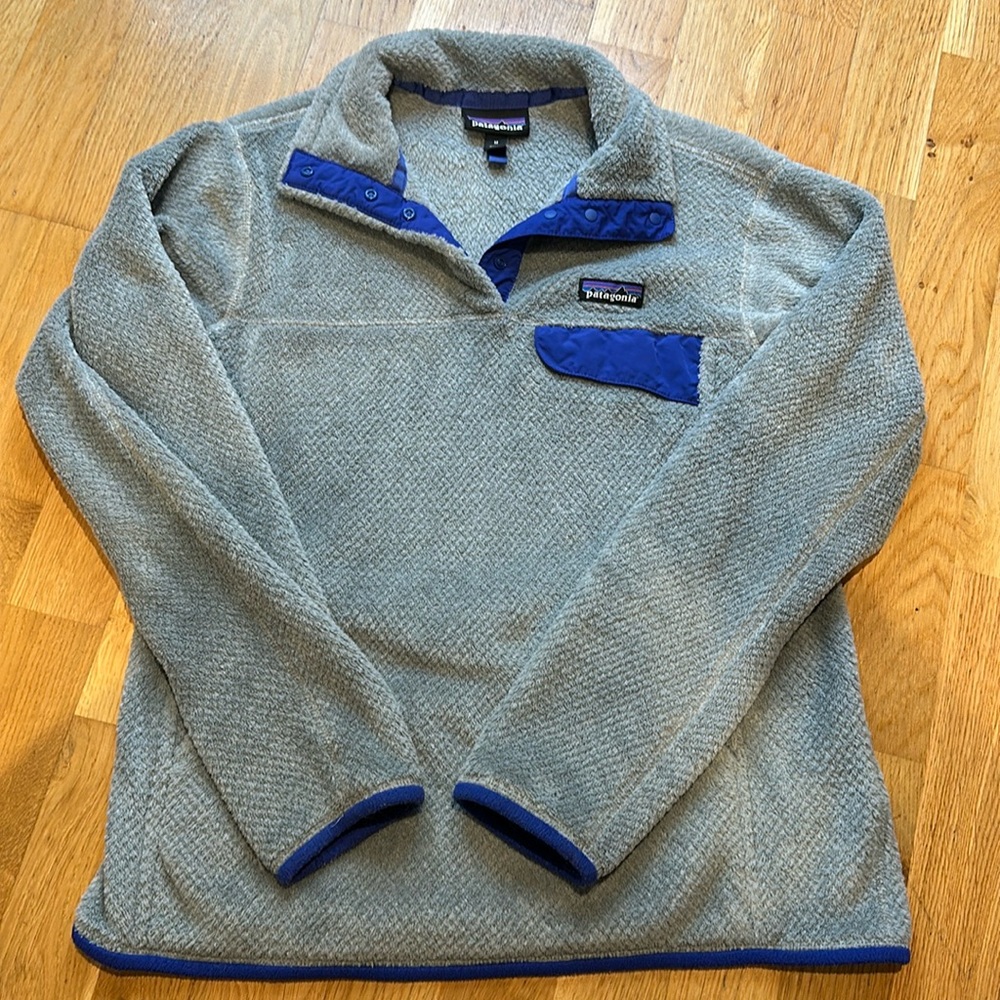 Patagonia Grey Fleece Quarter